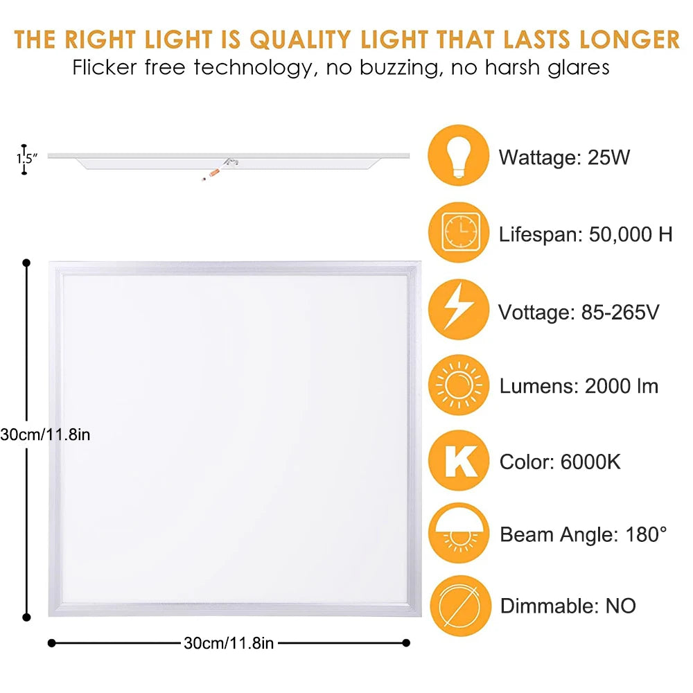 42 Watt 2x2 Panel Light