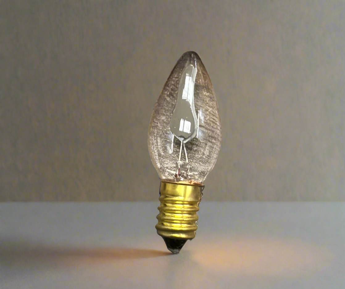 Pack of 10 Flaming Lights E14 Candle Bulbs