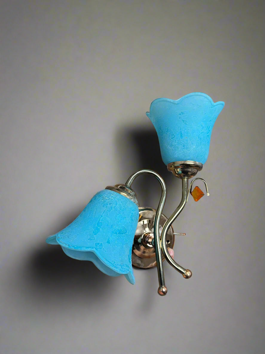 Aqua Blossom Wall Lamp
