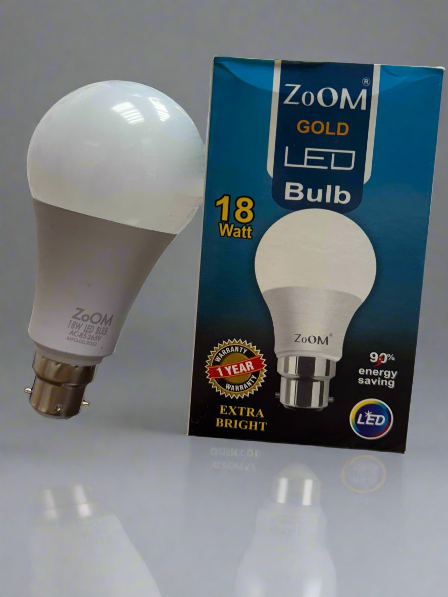 Pack of 3 LED BULBS 18w Gold Edition.