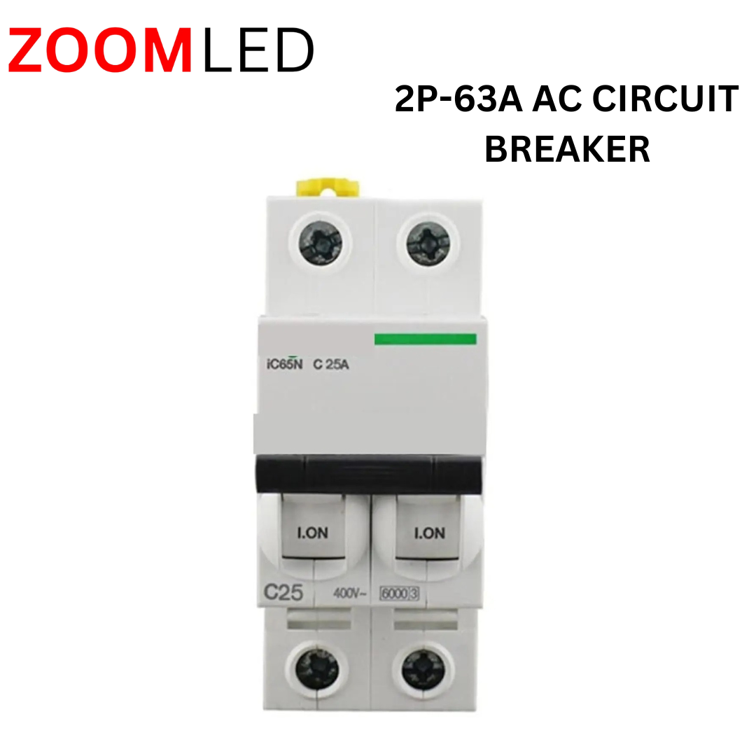 2-Pole 63A AC Circuit Breaker - C63N