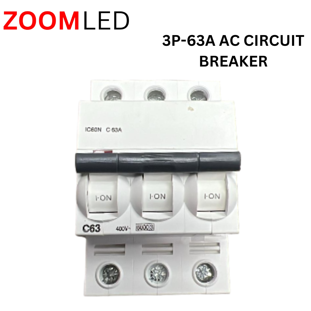 3-Pole 63A AC Circuit Breaker - C63N