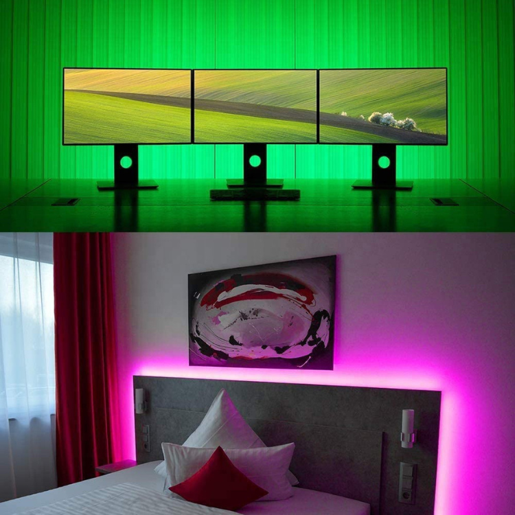 Smart RGB Lighting Strip with Remote and App Control