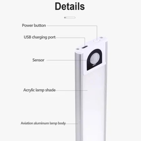 Rechargeable Portable Motion Sensor Light