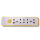 Extension Board with 5 High-Quality Copper Sockets – 3000W Power Capacity with 3m Copper Cable