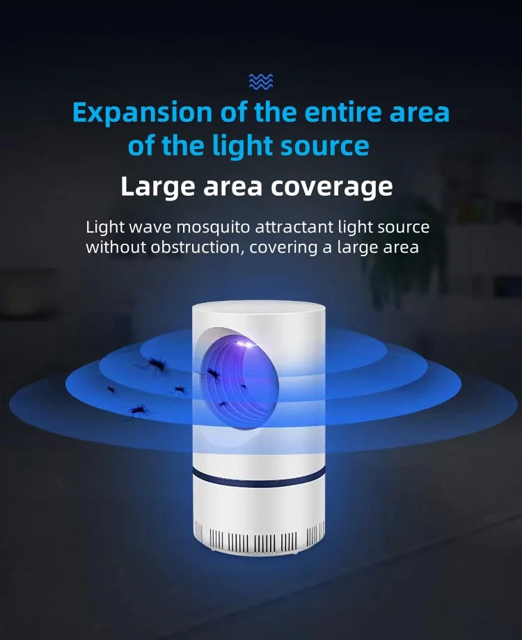 Photocatalyst Home Mosquito Repellent Lamp: Silent, Plug-in Device for Baby Bedrooms