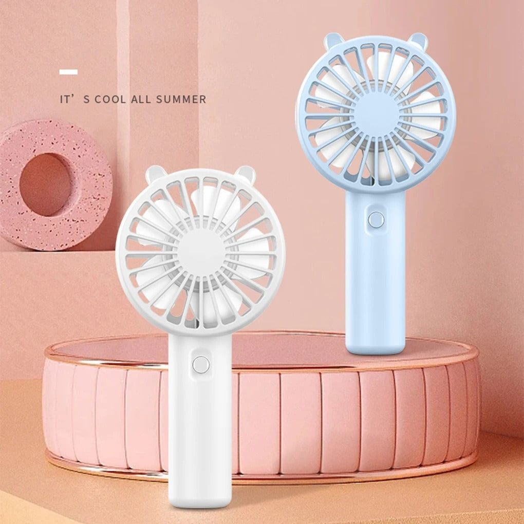 Rechargeable Handheld Fan - Compact USB Rechargeable Cooling Fan