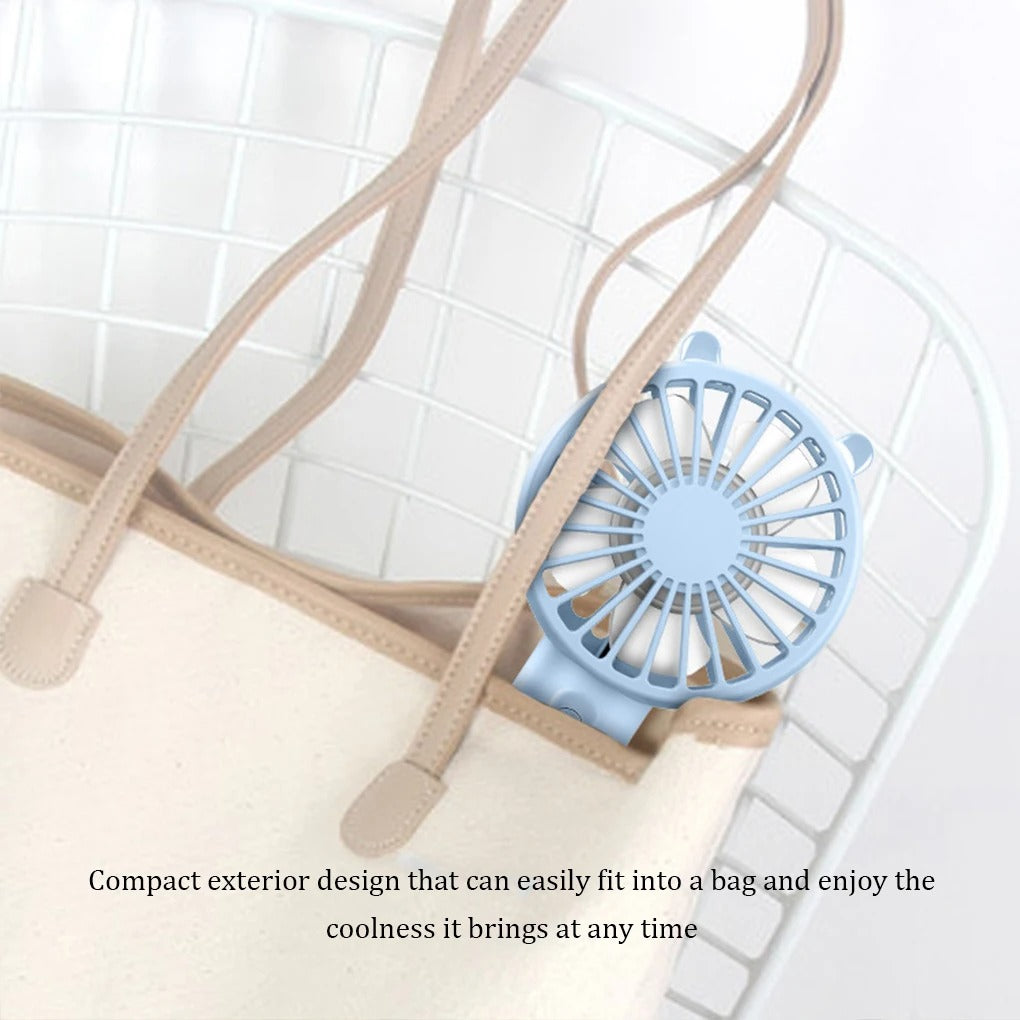 Rechargeable Handheld Fan - Compact USB Rechargeable Cooling Fan